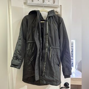 Athleta Parka with faux-fur trim